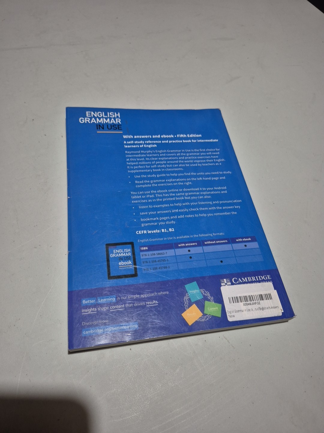 English Grammar in Use Book with Answers: A Self-study Reference and Practice Bo