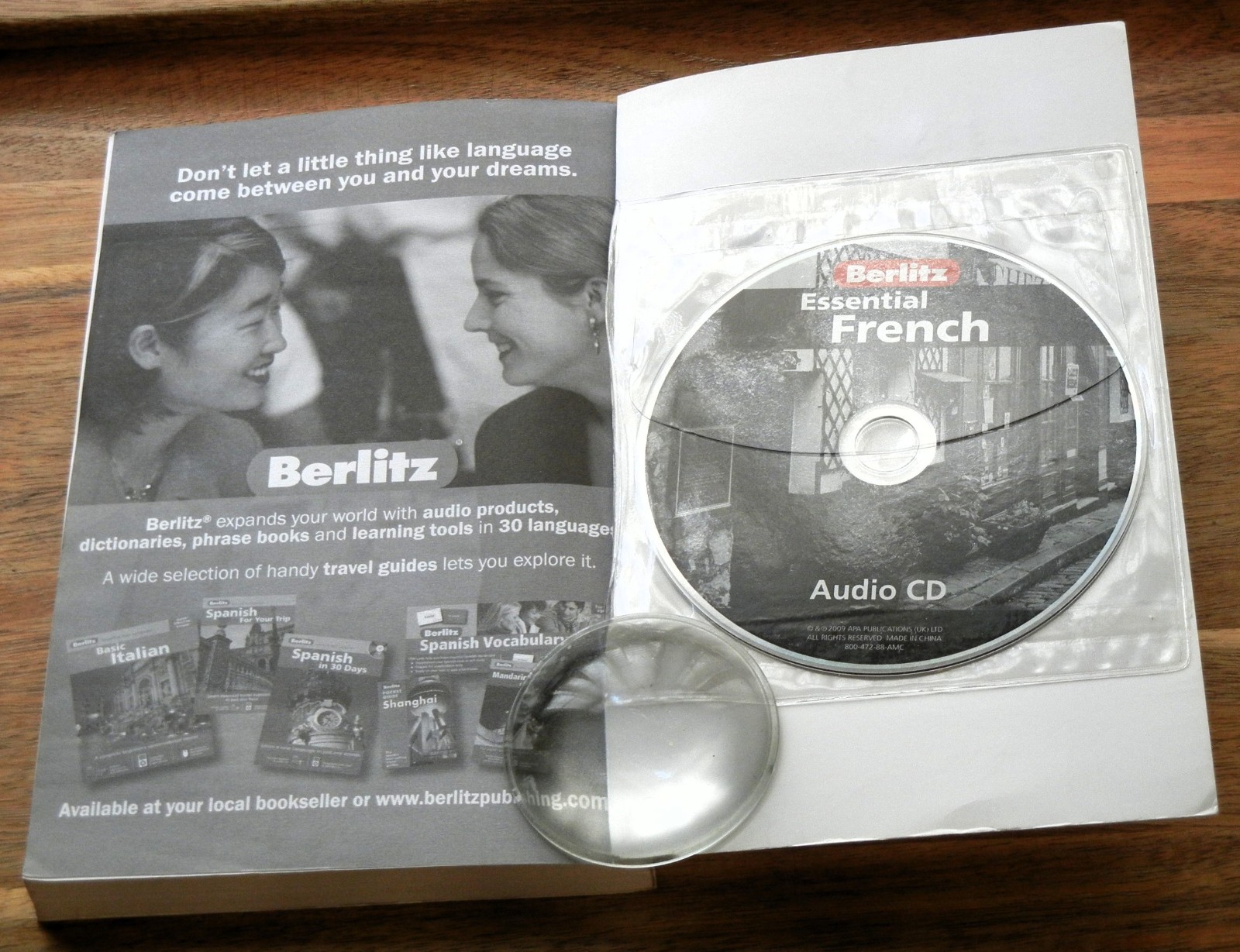 BERLITZ ESSENTIAL FRENCH INTERACTIVE SELF-STUDY AUDIO CD COURSE!