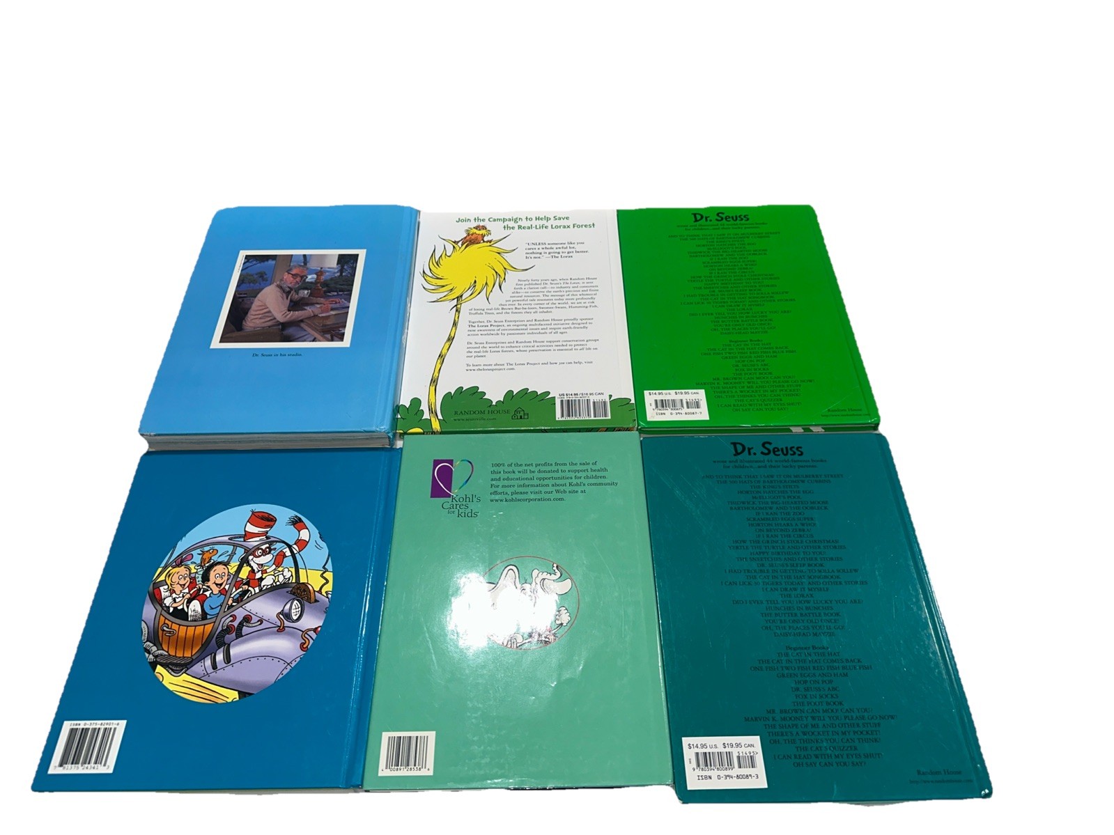Dr Seuss Lot Of 6 Hardcover Bks – 6 Bks In 1 Volume In Six By Seuss