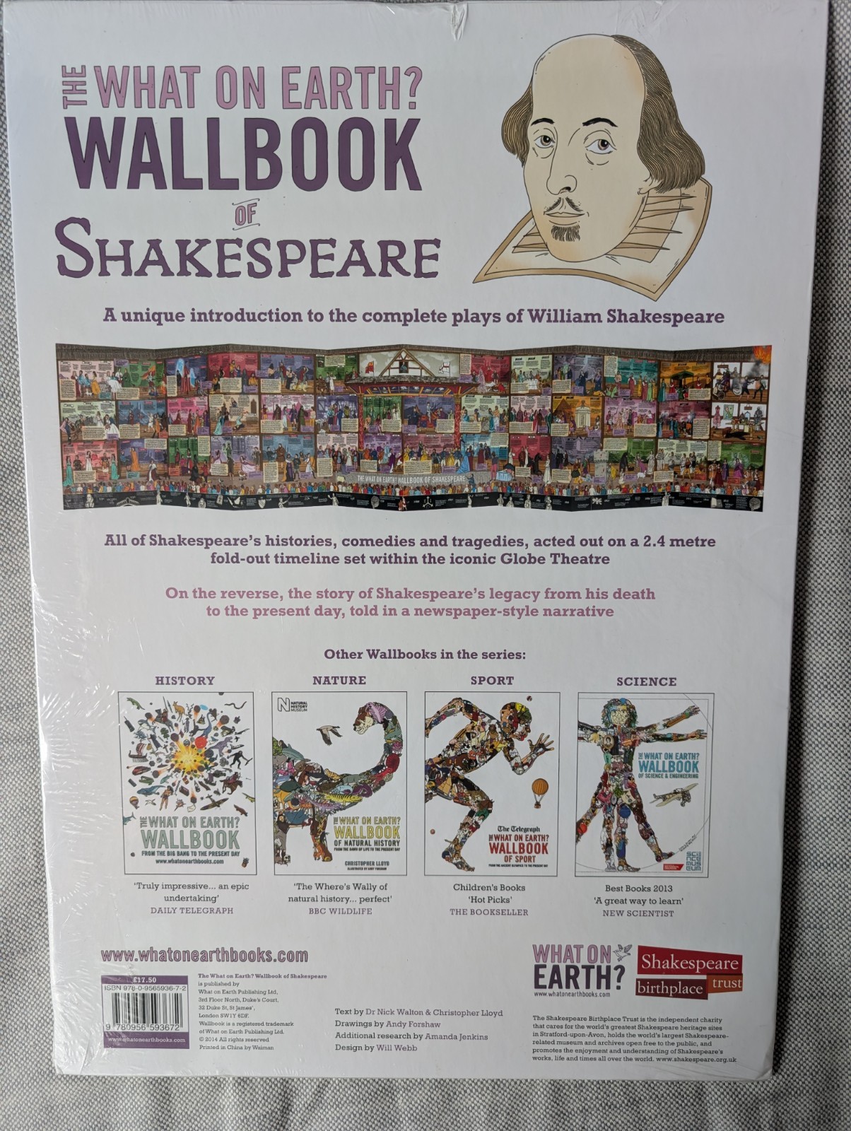The What on Earth? Wallbook of Shakespeare: A T… by Christopher Lloyd Hardback
