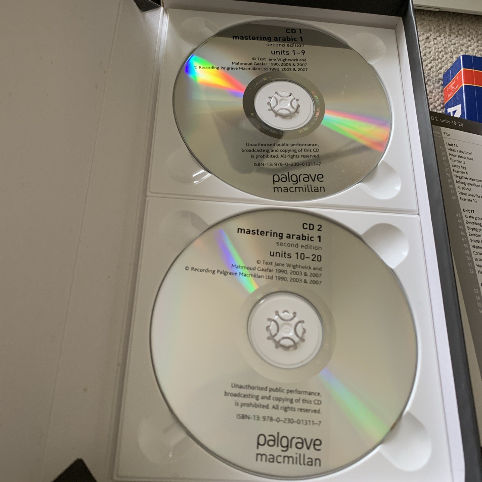 Mastering Arabic 1 Macmillan Master Series Wightwick Gaafer Book and 2 CDs