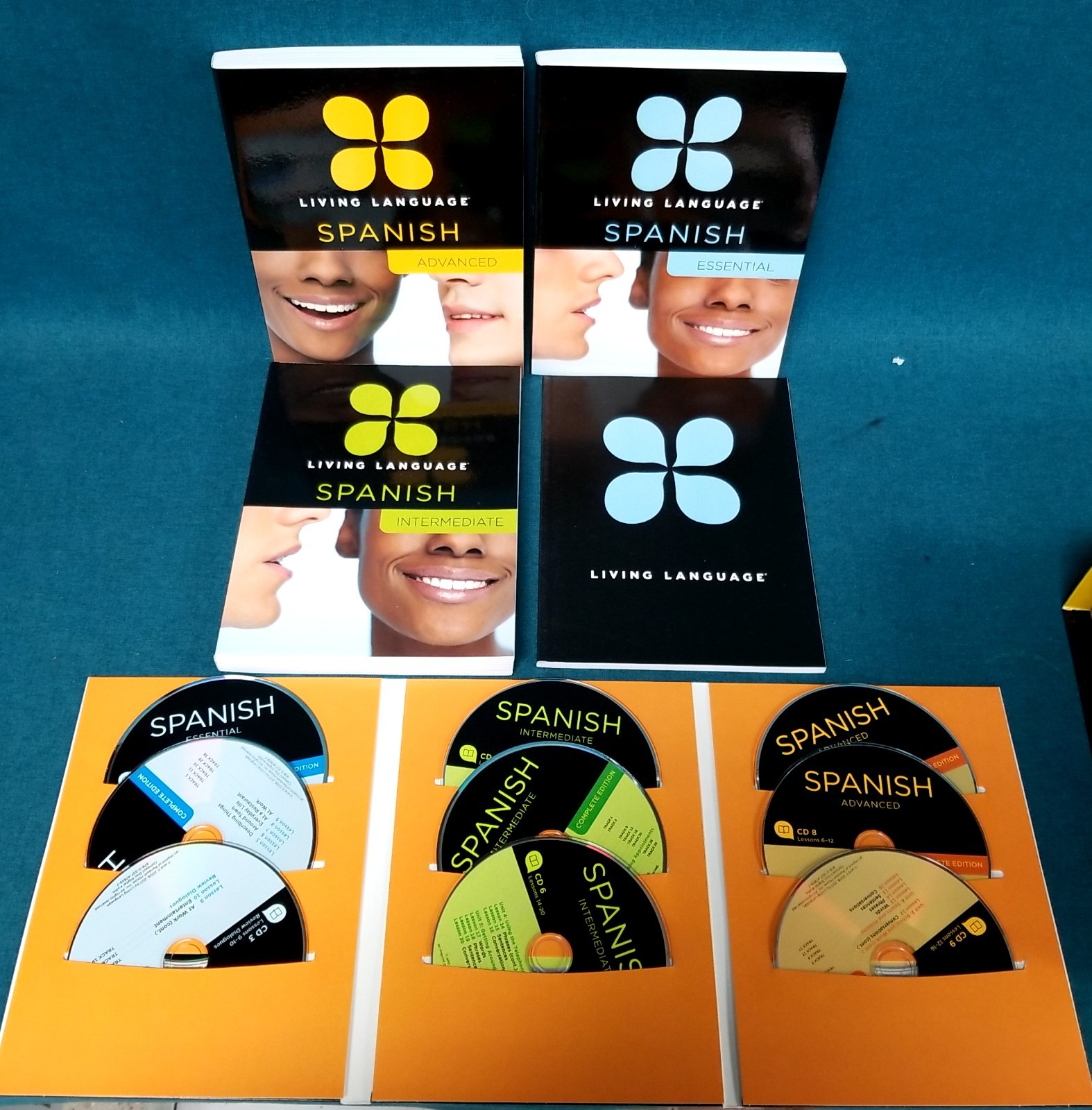 Living Language Spanish Course 2011 Boxset Books + Audio CDs