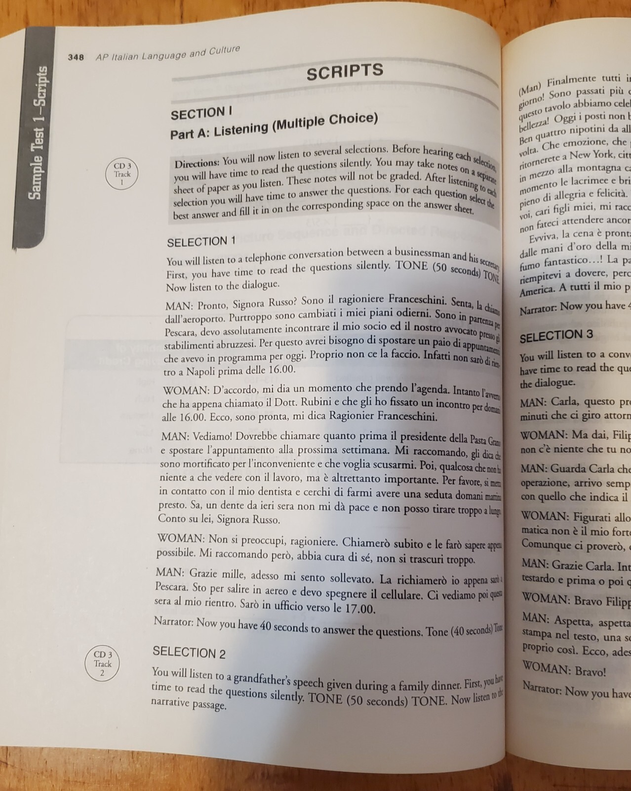 Barron’s – AP Italian Language – Test Preparation Book – Complete/FREE GIFT SET