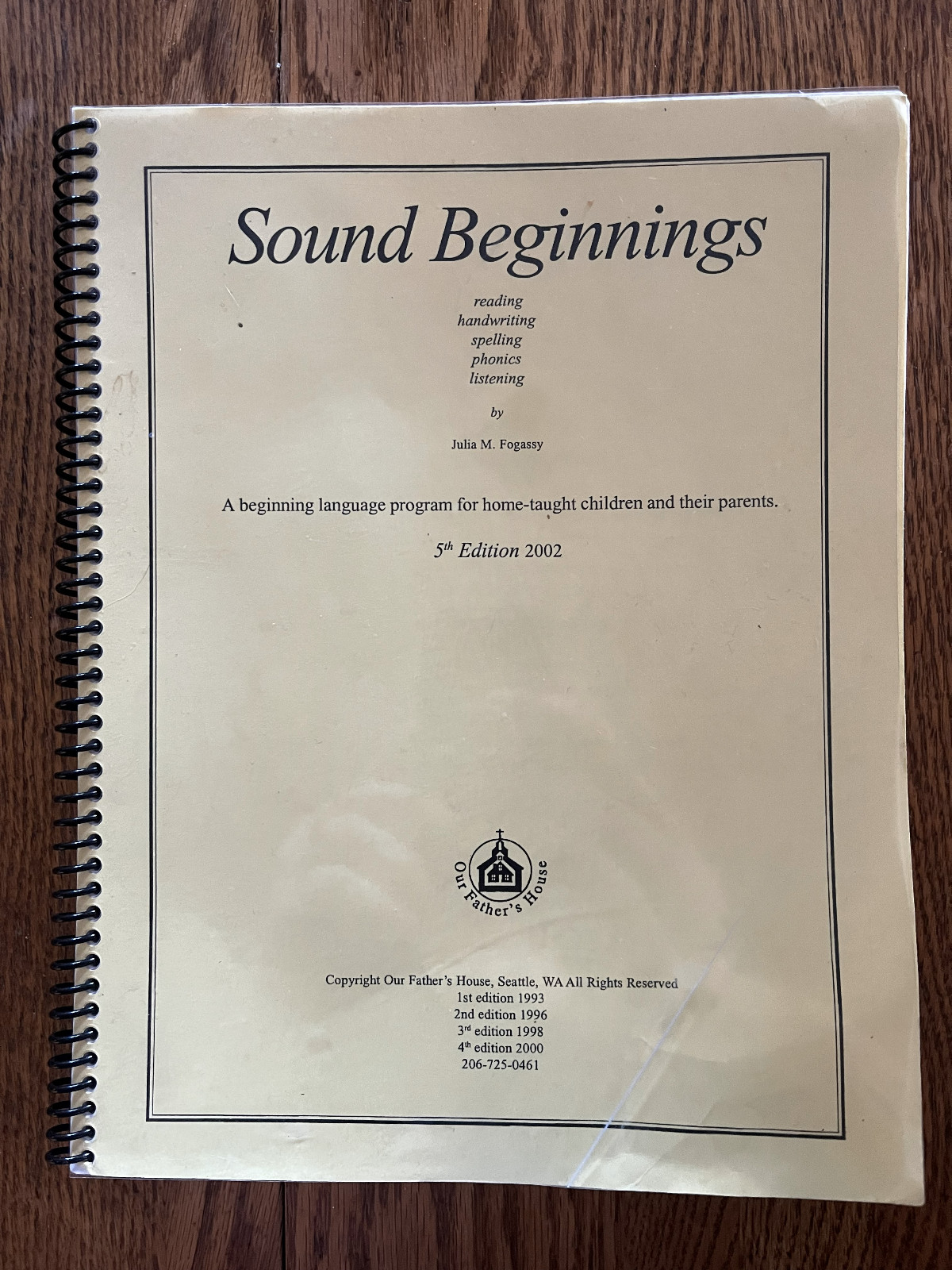 Sound Beginnings, (language program, for Home School) J. FOGASSY 5th Ed