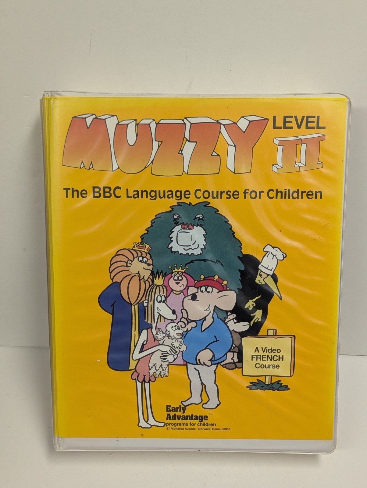 Vintage BBC Muzzy French Language Course for Children Level 2 VHS