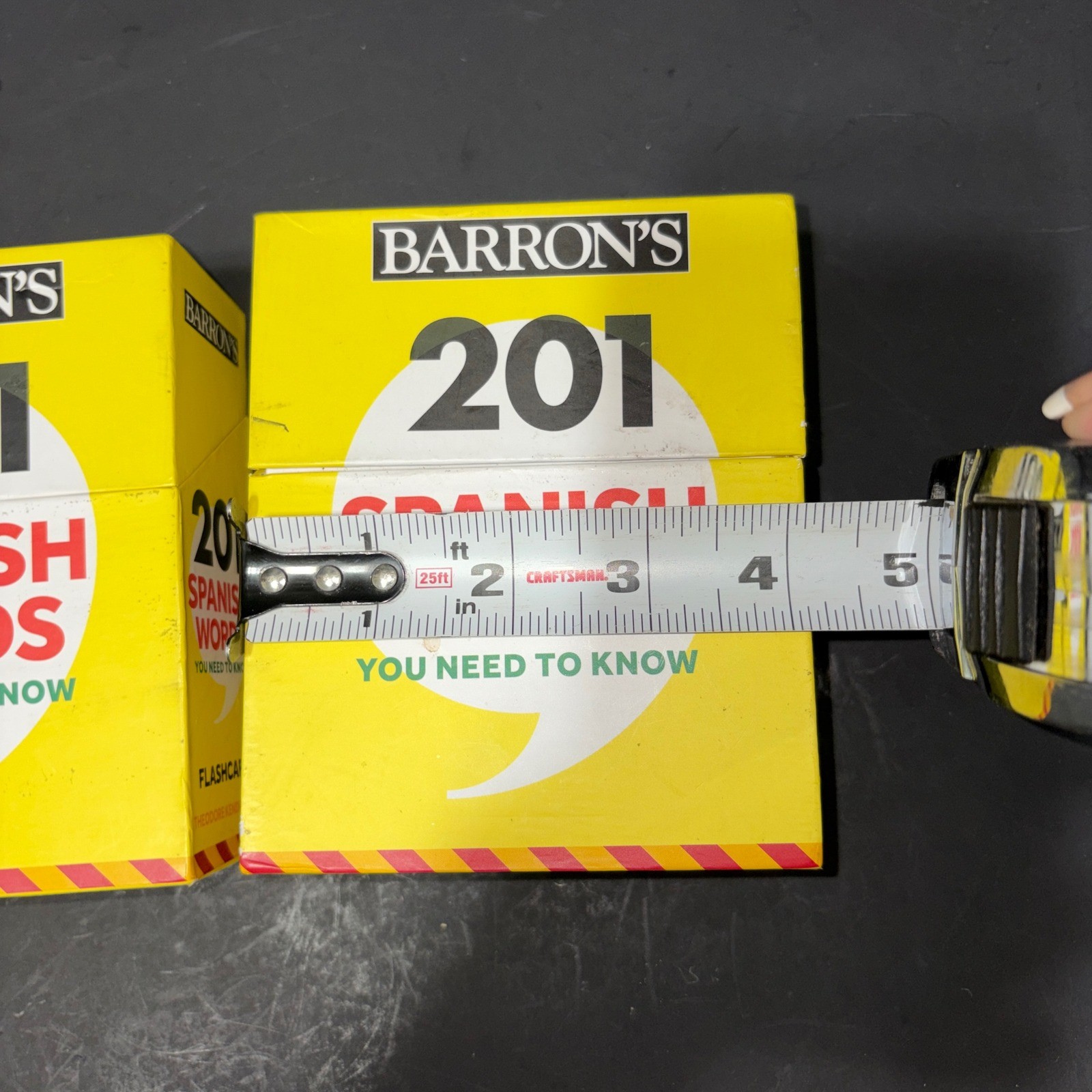 Barrons 201 Spanish Words and Phrases Flash Cards Set Educational Study Aid 2019