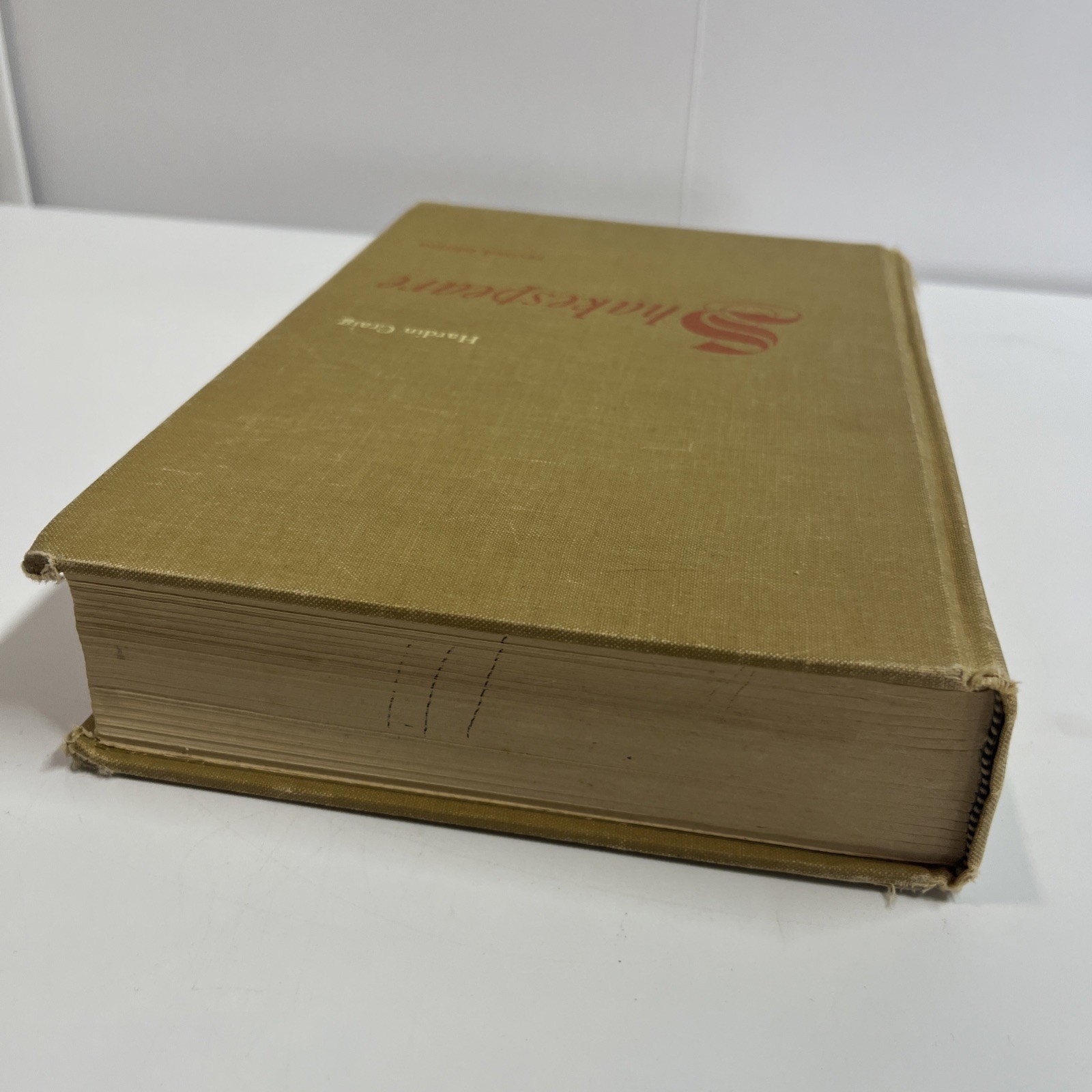 Shakespeare Hardcover 1958 Hardin Craig Good Condition See Pictures