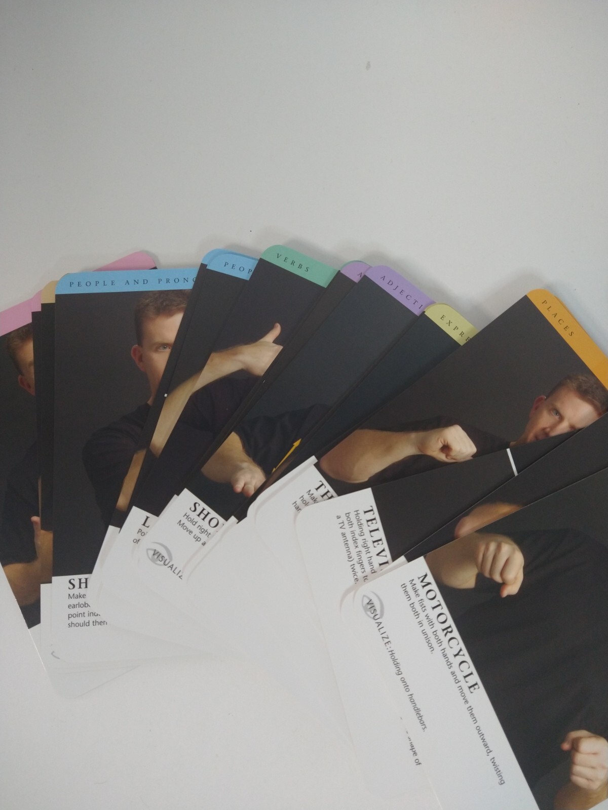 Learn American Sign Language by Arlene Rice ASL Flashcards Alphabet