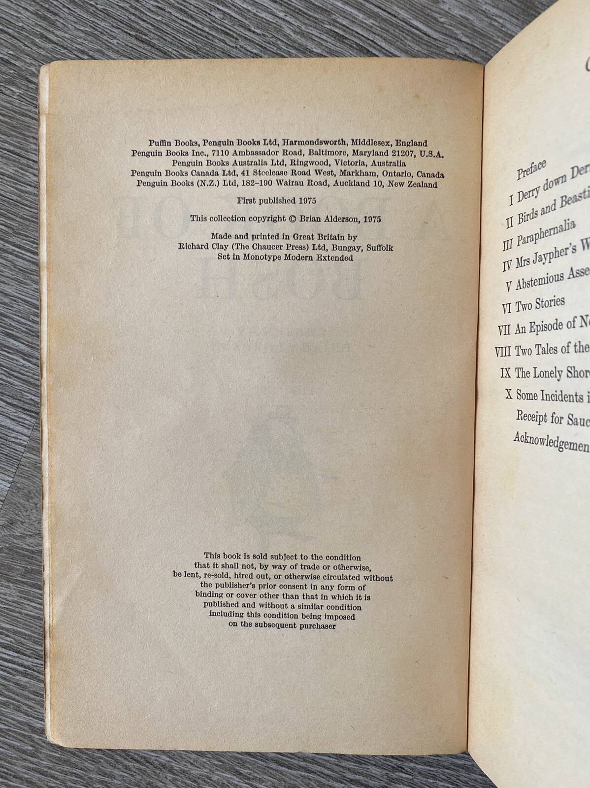 A Book of Bosh: Lyrics and Prose of Edward Lear (Puffin PB, 1975) First Edition