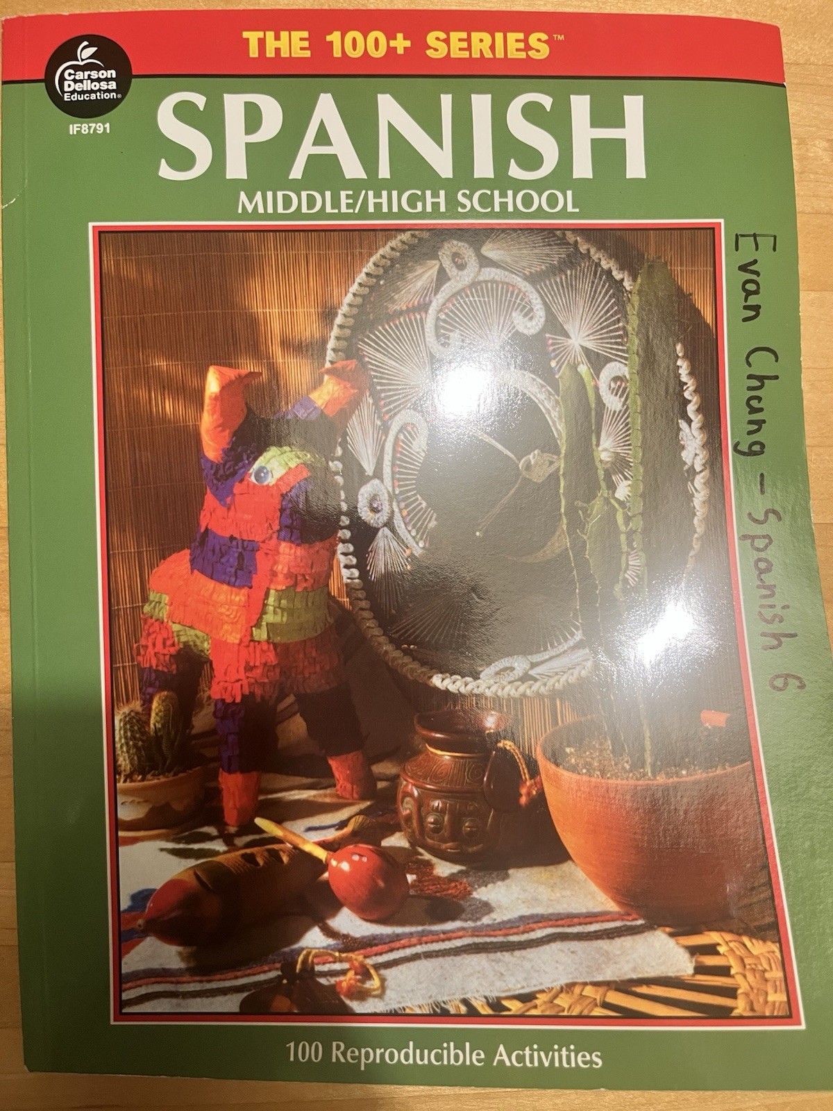 Carson-Dellosa The 100+ Series Spanish Middle/High School Book 100 Activities