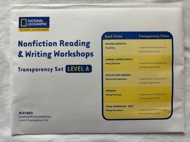 New National Geographic Nonfiction Reading & Writing Workshops Set A