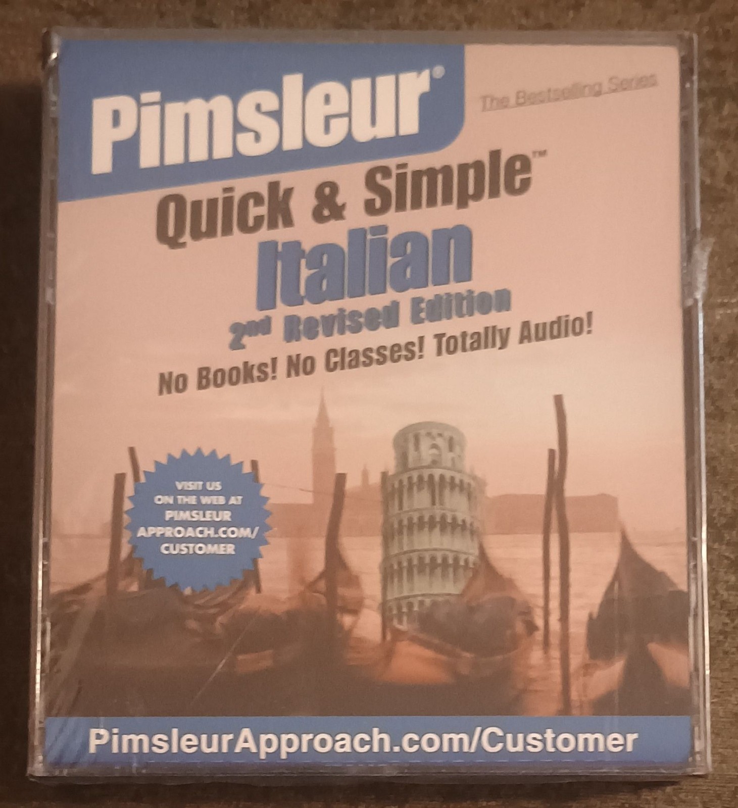 Pimsleur Quick & Simple Italian 2nd Revised Edition – audio CDs – NEW + SEALED