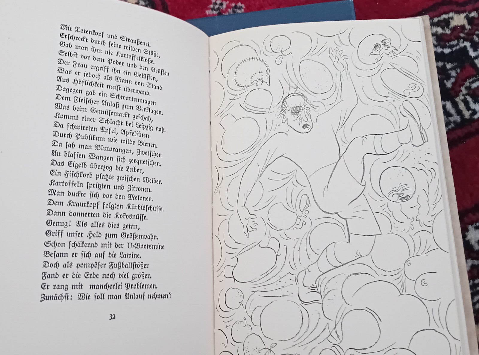 Turngedichte 1st Edition Joachim Ringlenatz 1923.