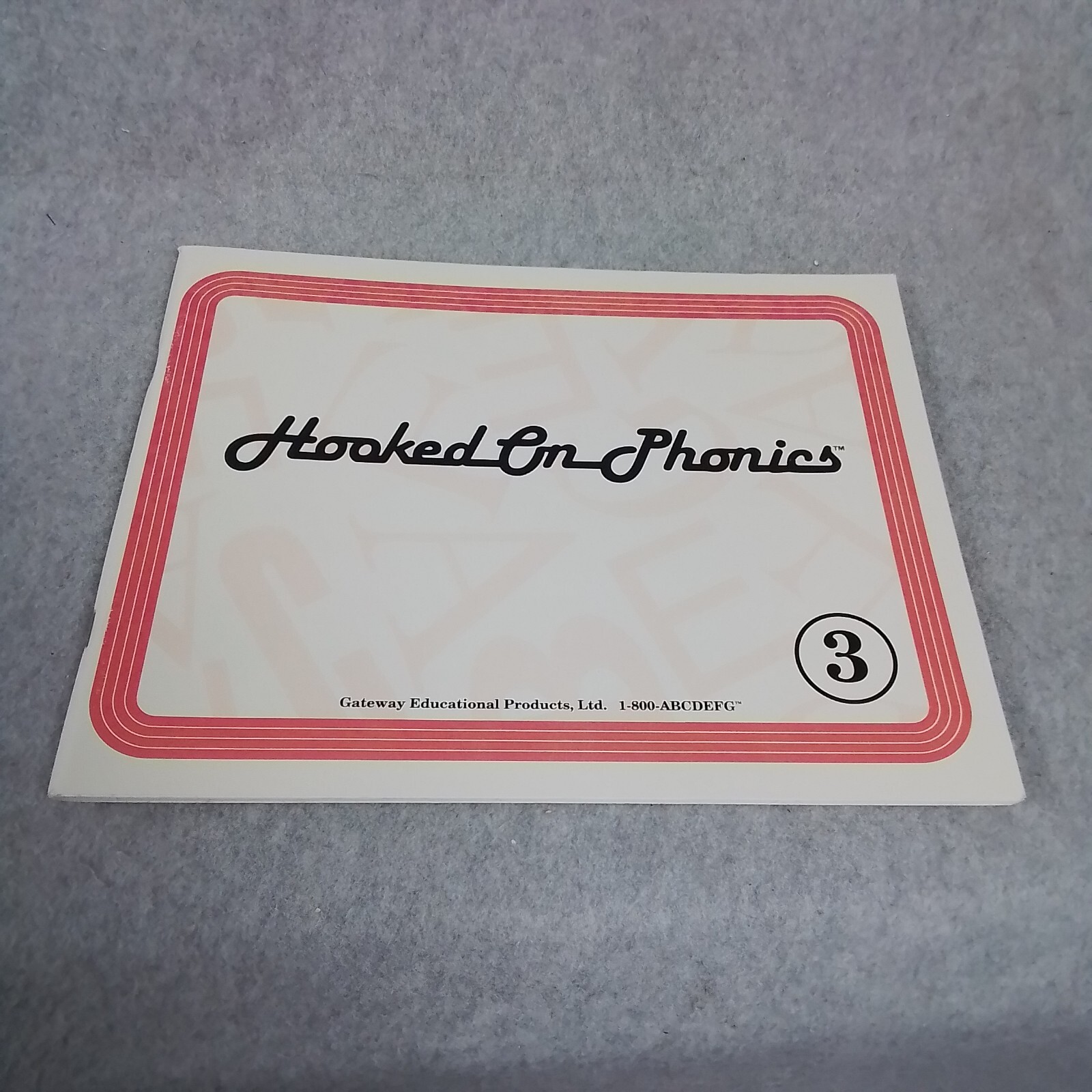 Hooked on Phonics 1993 Set Parts, Learn to Read Red-Book Three Other Listings