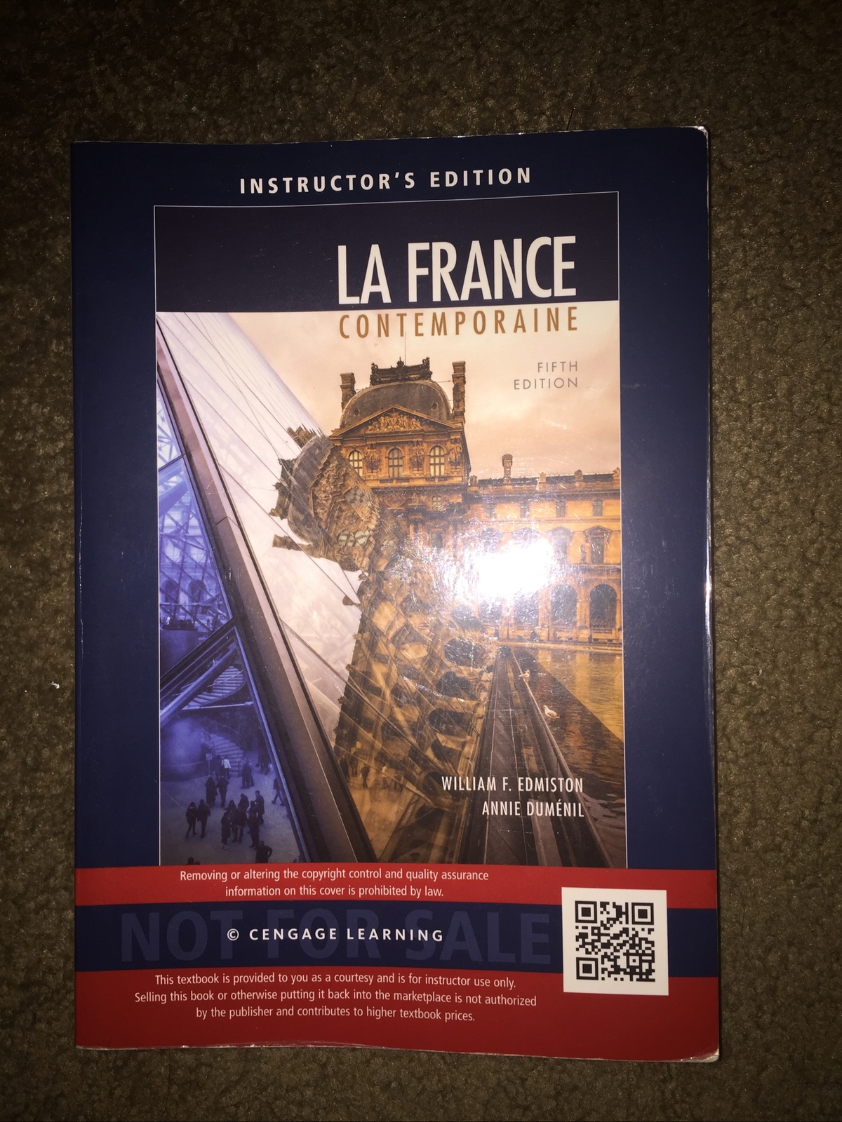 World Languages Ser.: La France Contemporaine by Annie Dumenil and William…