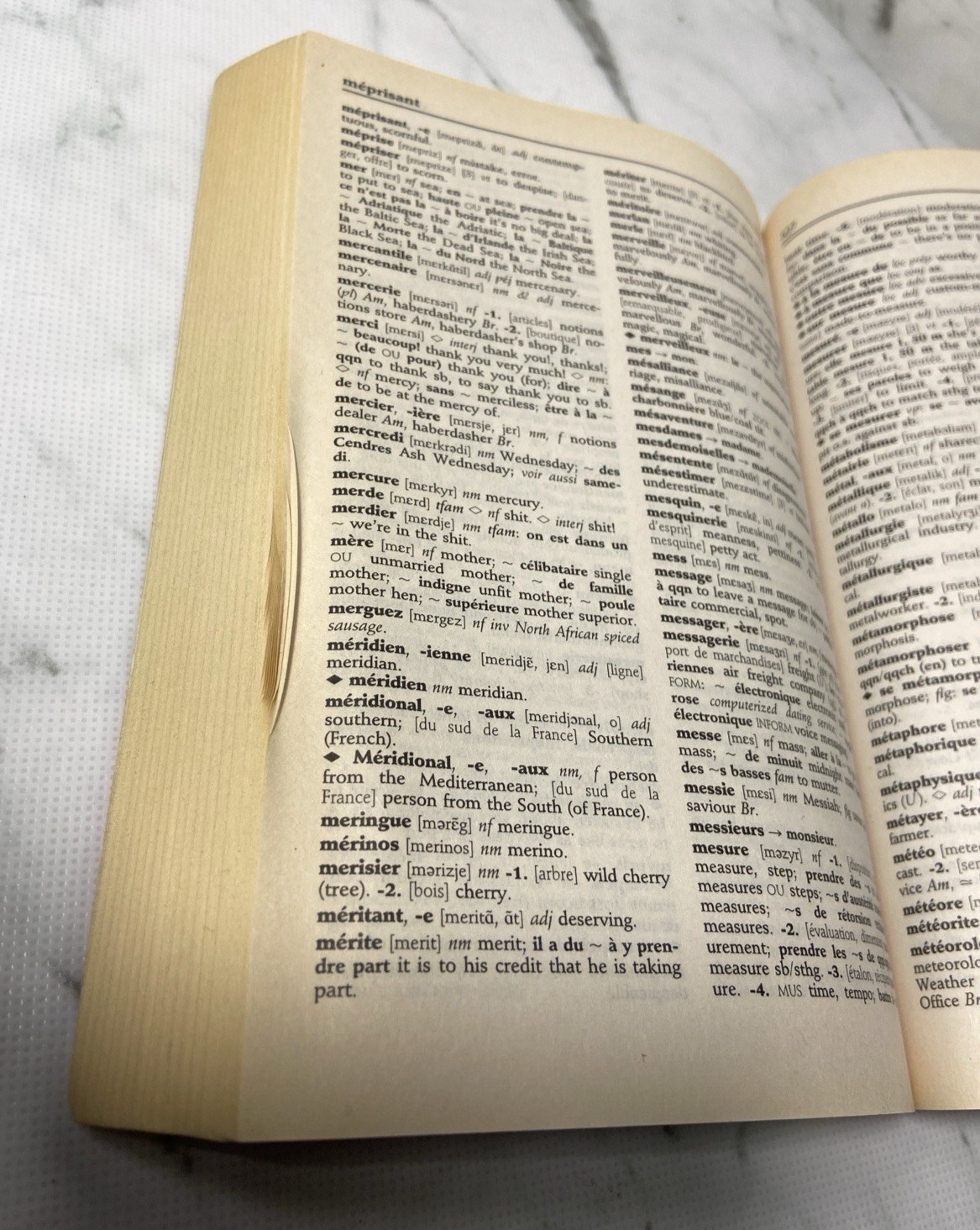 Larousse English-French Français-Anglais Concise Dictionary 120,000 Translations