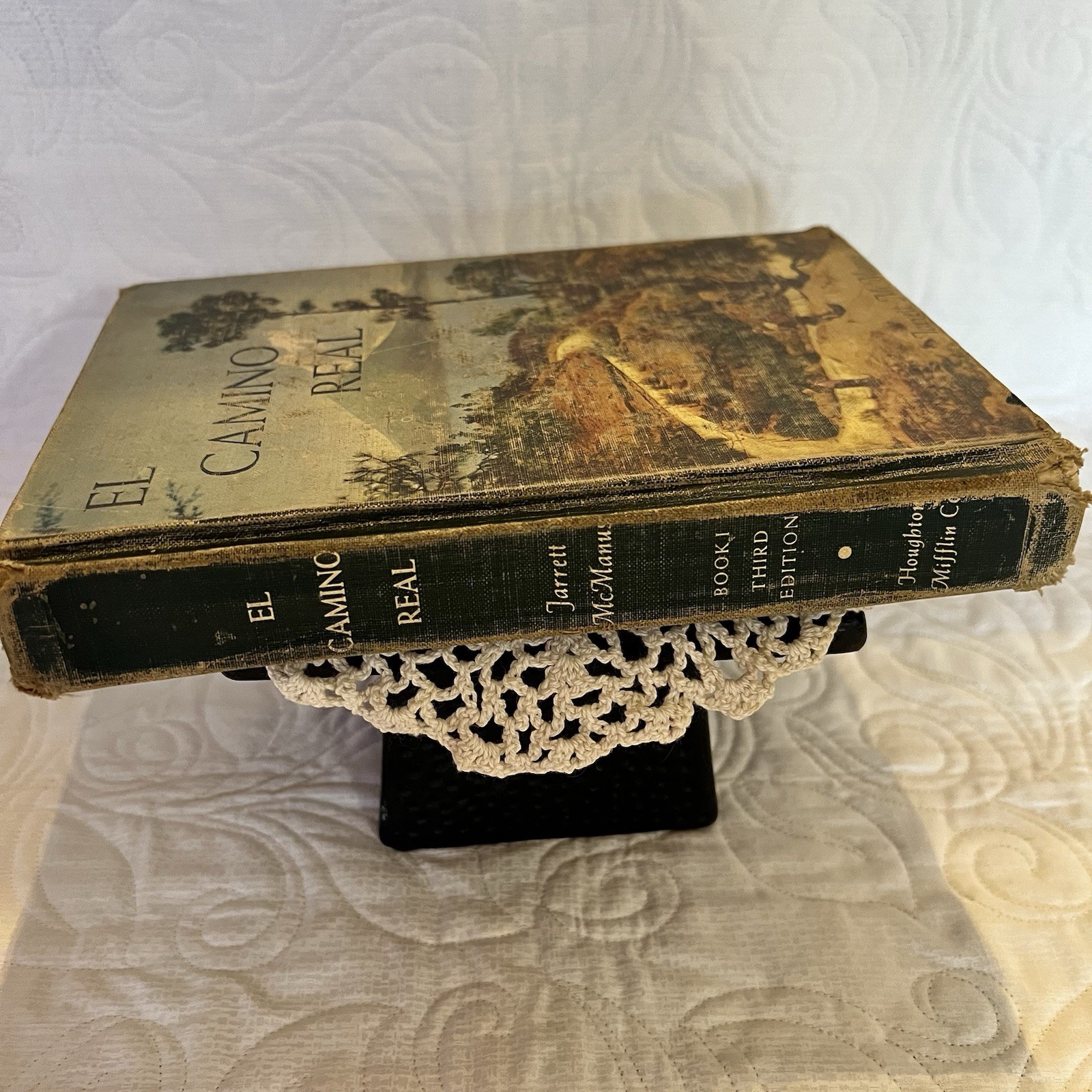 1958 El Camino Real Book 1 by Jarrett & McManus Hardcover Spanish Textbook