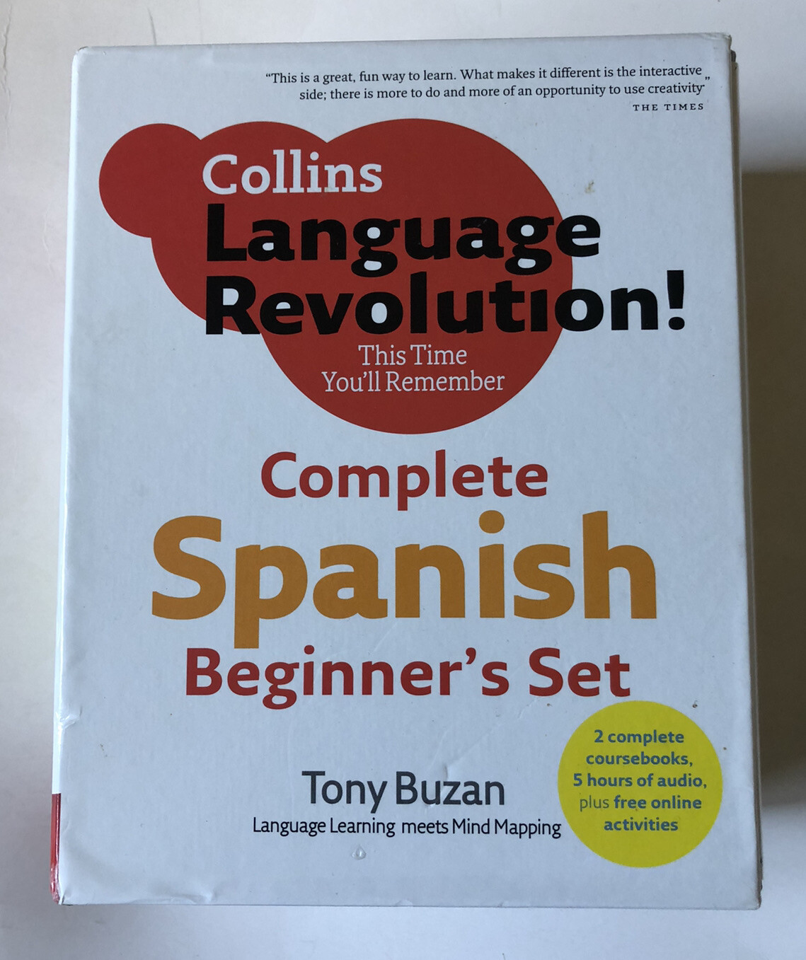 Collins Spanish Language 4 Audio CD/Learning Book Set Beginner/Beginner Plus