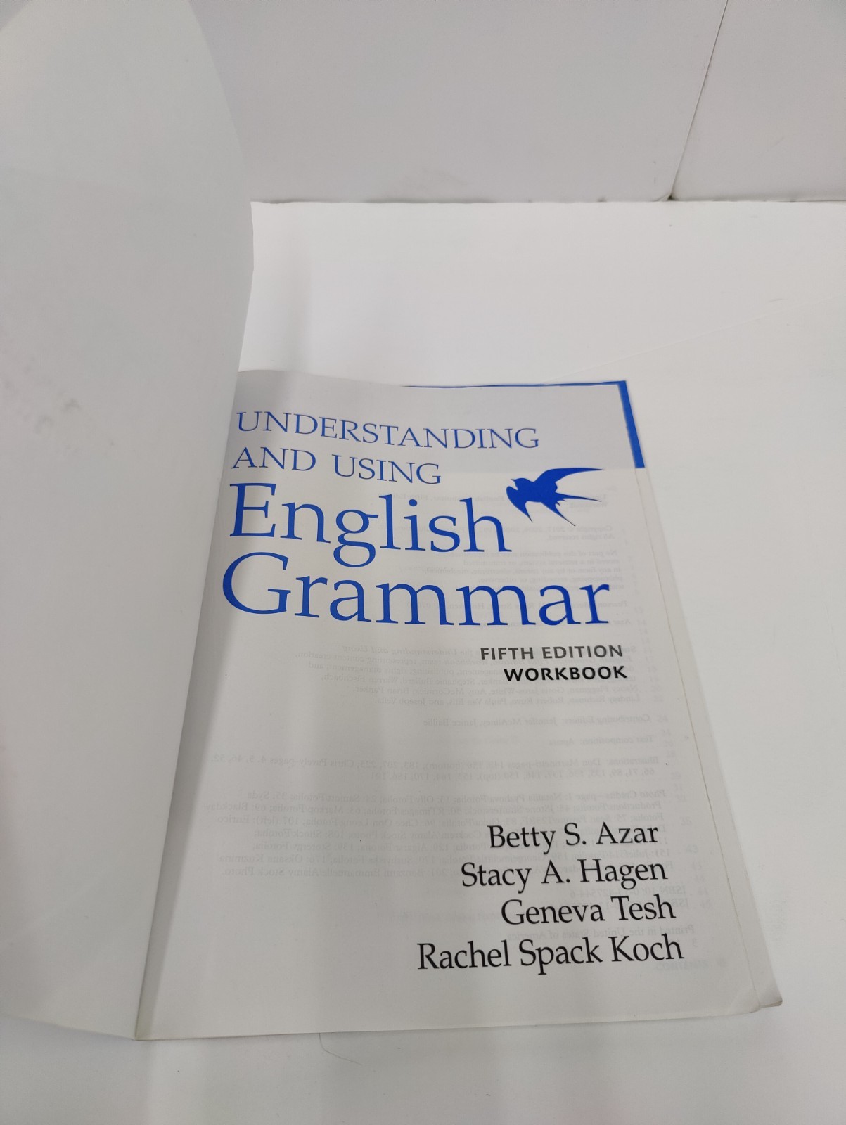 Understanding and Using English Grammar Workbook 5 Ed Pearson 9780134275444