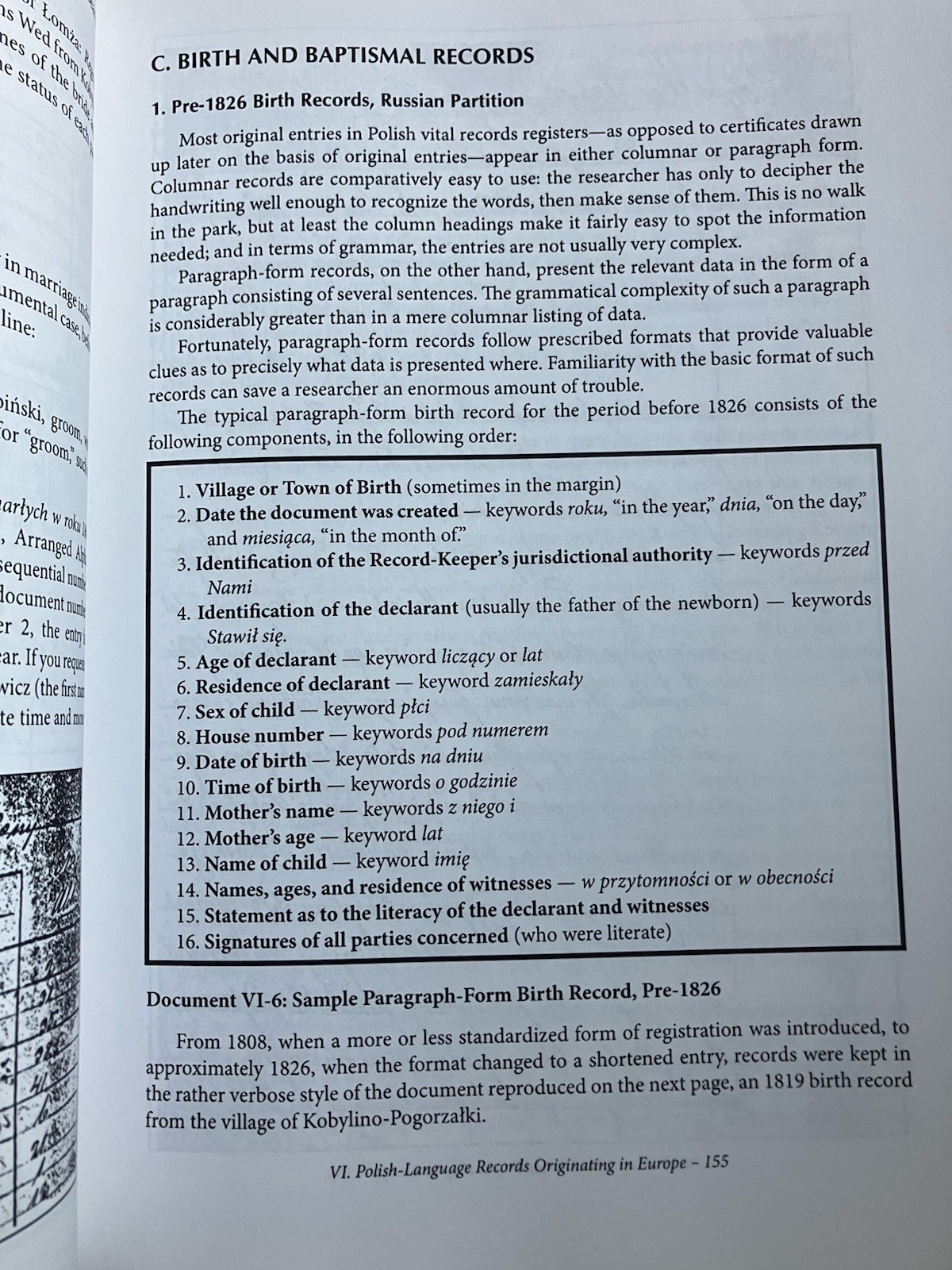 In Their Words: A Genealogist’s Translation Guide, Vol. 1: Polish