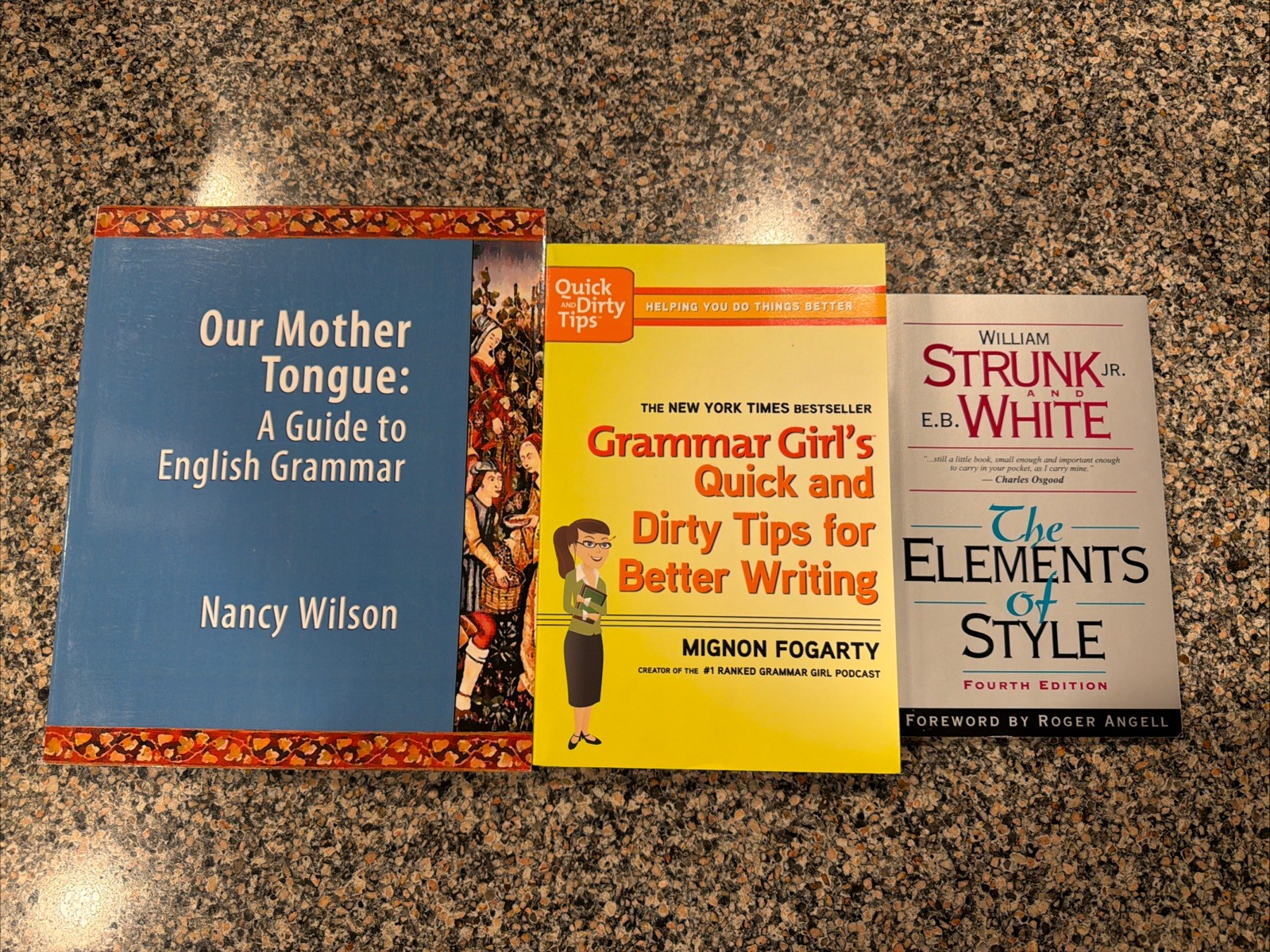 English Grammar Lot! Our Mother Tongue, Grammar Girl, Strunk And White Lot!
