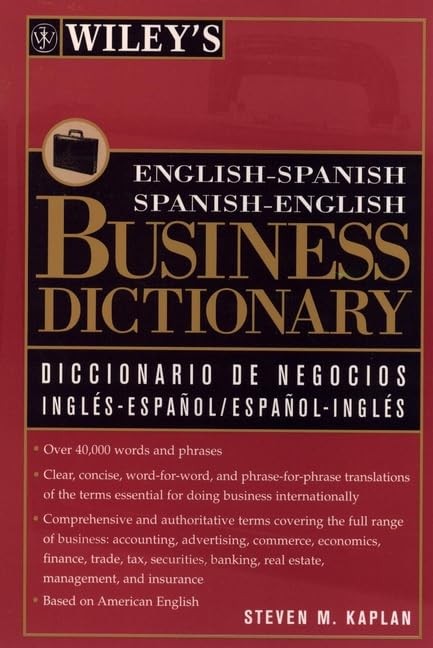 Wiley?s English–Spanish, Spanish–En… by Kaplan, Steven M. Paperback / softback