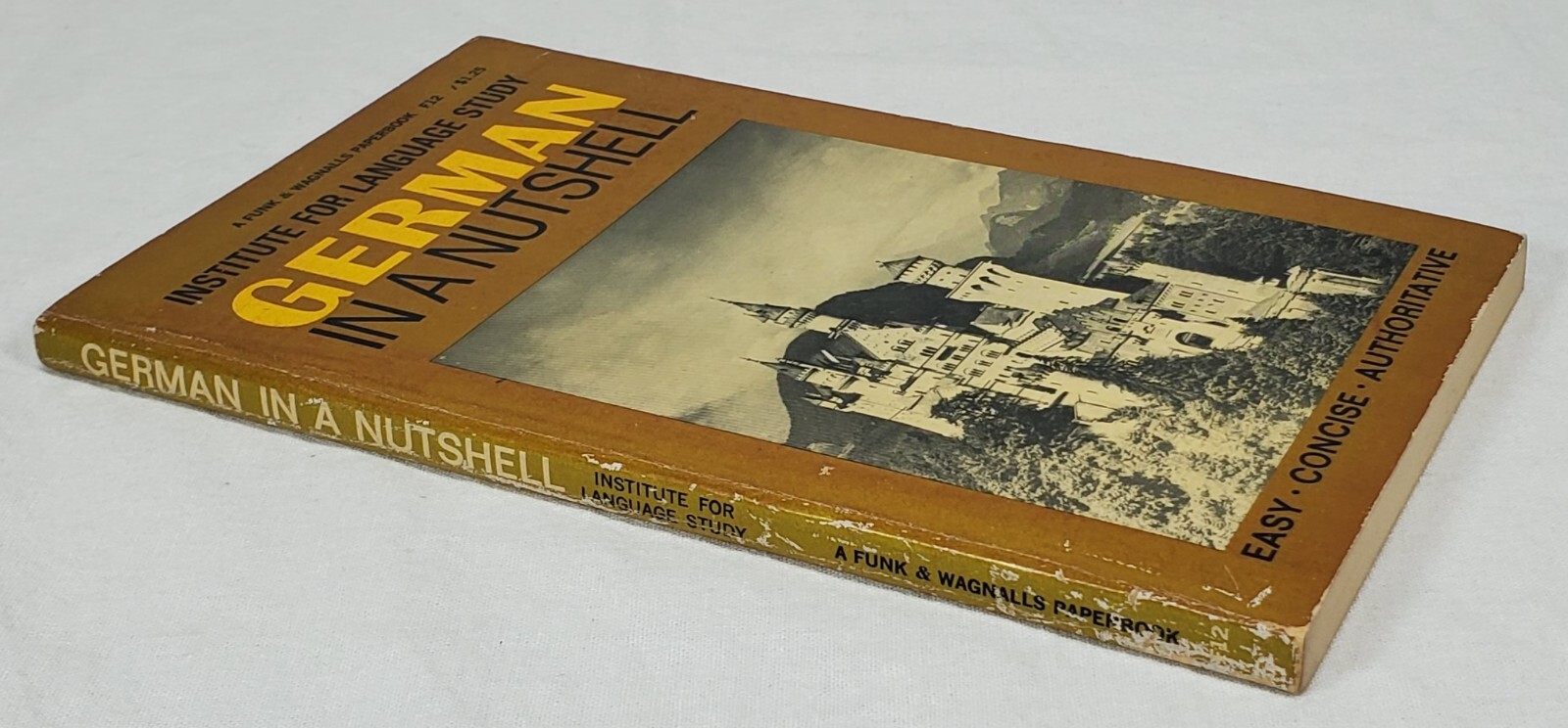 German in a Nutshell by Henry Regensteiner 1958, Vintage Paperback Book