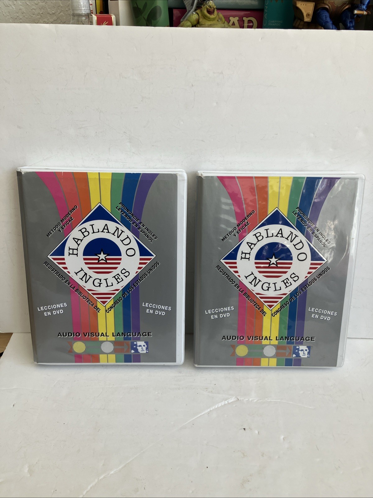 Hablando Ingles 18 DVD Language Course Spanish to English Audio Visual NO Books