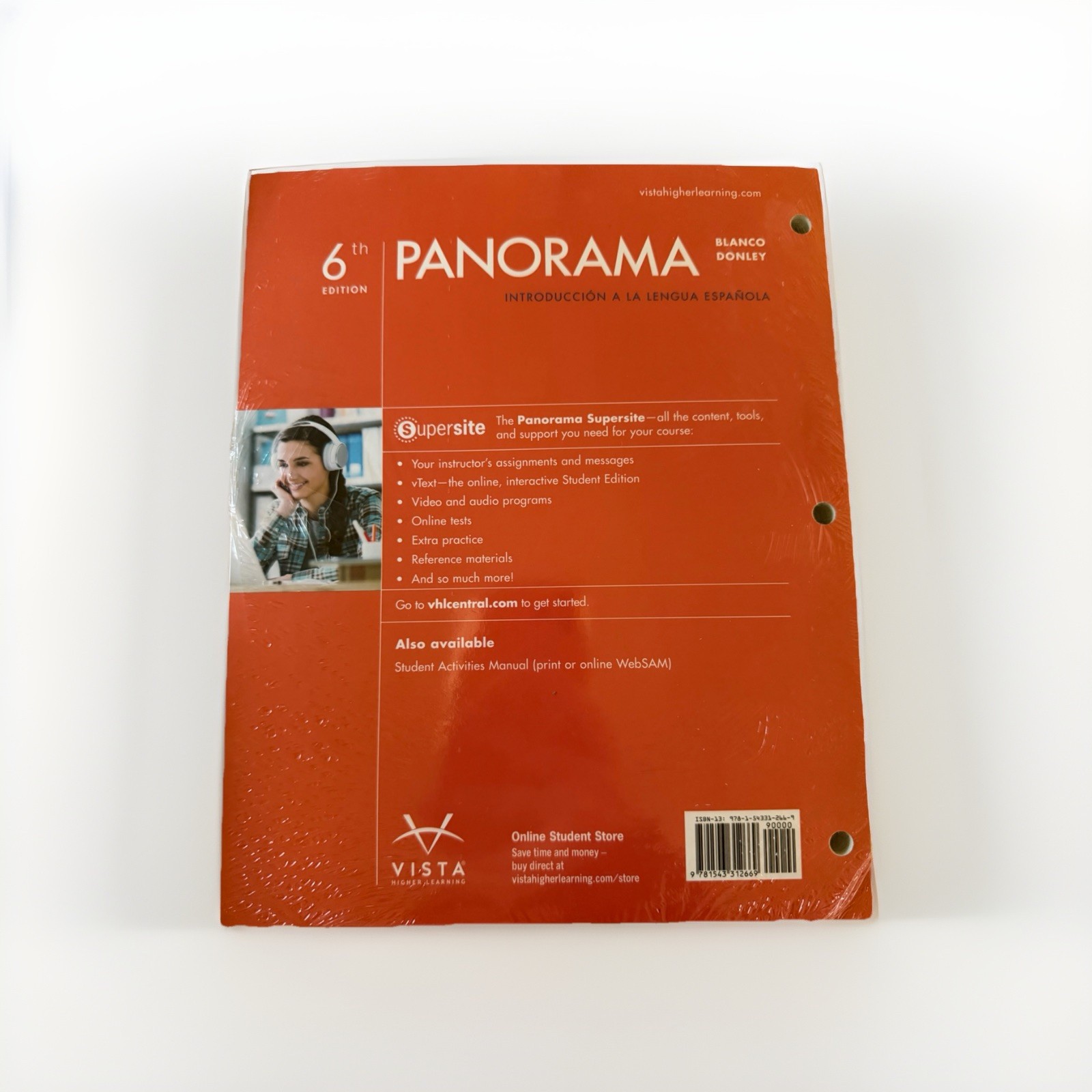Panorama: Introducción a La Lengua Española 6th Ed Vista Higher Learning Spanish