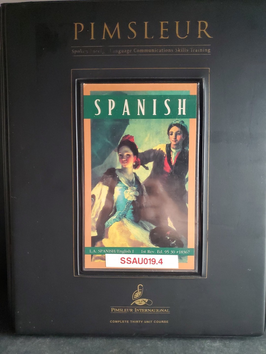 Pimsleur Spanish Level 1 Cassette Course Complete 30 Lessons Audio Set