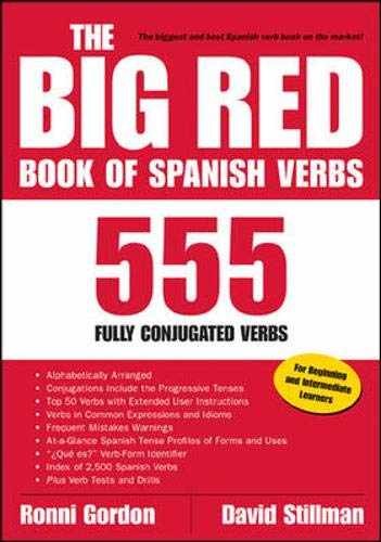 The Big Red Book of Spanish Verbs: – Paperback, by Gordon Ronni L; – Very Good