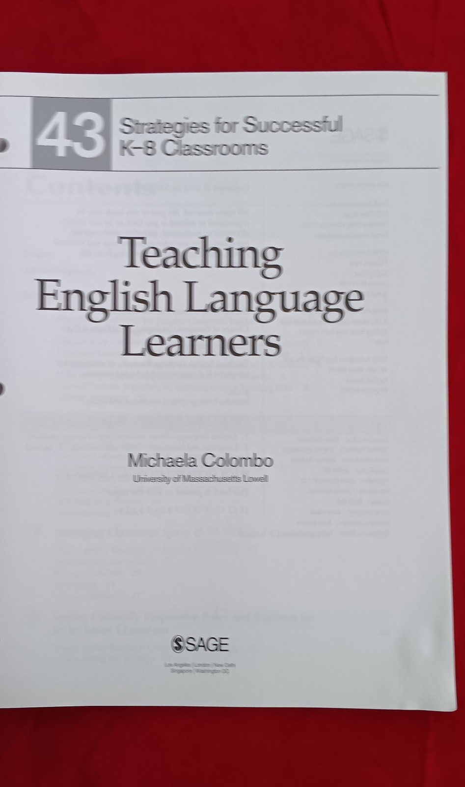 Teaching English Language Learners By Michaela Colombo