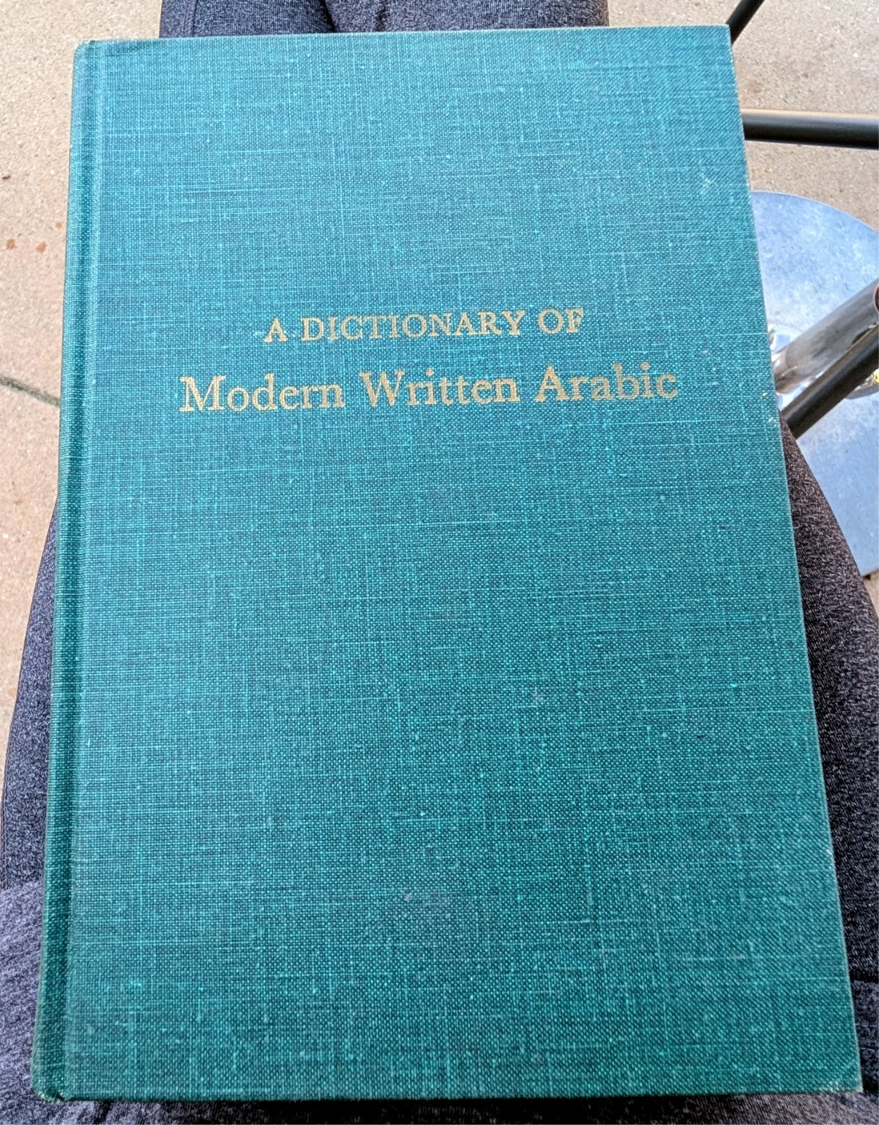 A Dictionary of Modern Written Arabic by Hans Wehr 1961 1st Edition Hardcover