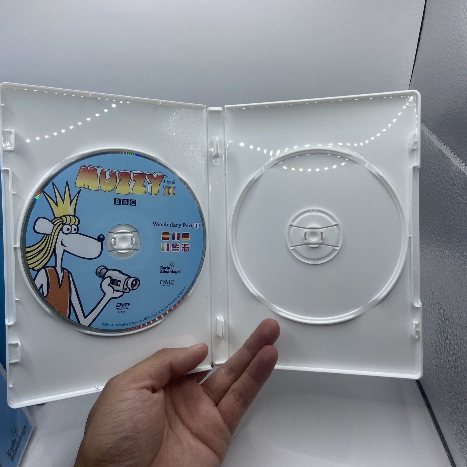 MUZZY BBC Language Level 2 INCOMPLETE DVD,CD Box Set: Story, Songs, Vocabulary