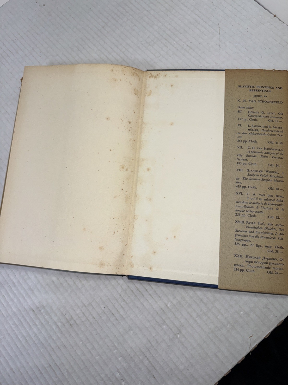 Old Church Slavonic Grammar, Horace G. Lunt 1959