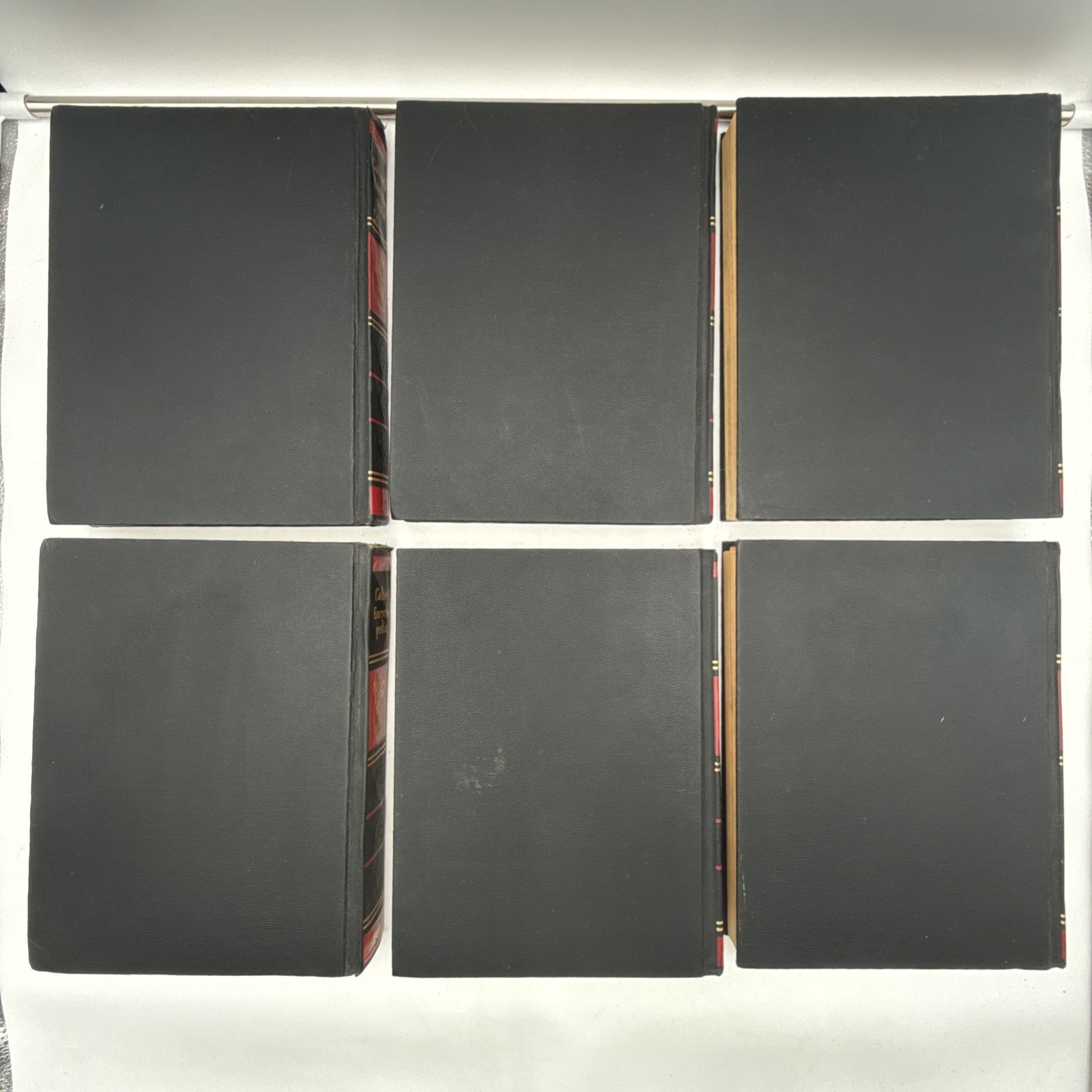 Collier’s Encyclopedia Vol 1-20 FULL SET 1960 VTG Black & Red + 5 Yearbooks