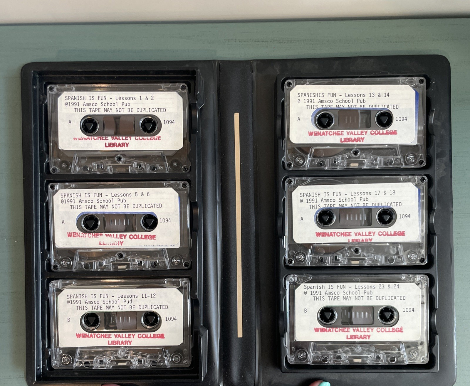 Spanish is Fun Book 1 2nd EDITION 6 Cassette Tapes