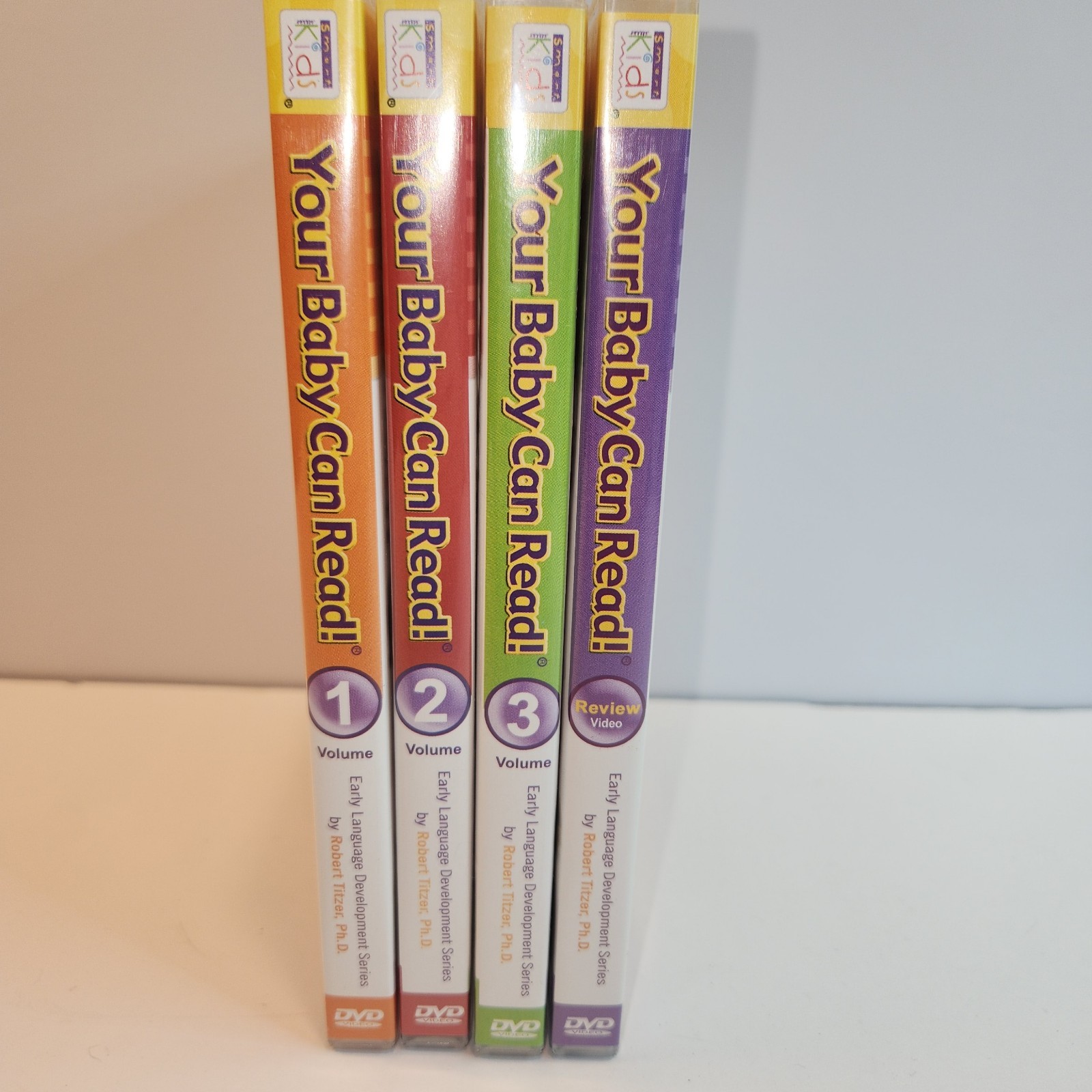 Your Baby Can Read 4 DVD Lot Volumes 1 2 3 Review Early Learning Robert Titzer