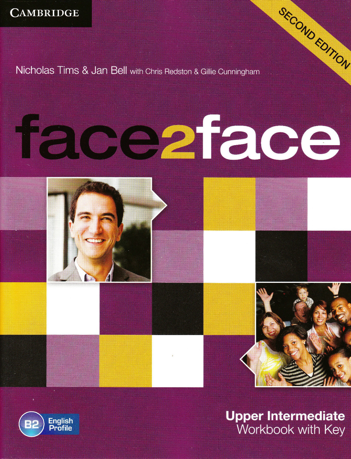 CAMBRIDGE face2face B2 SECOND EDITION Upper-Intermediate Workbook with Key @ NEW
