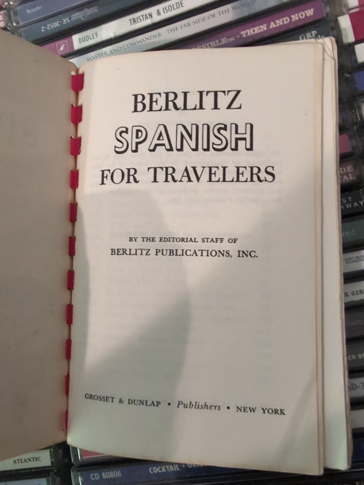 1954 Berlitz SPANISH for Travelers Phrase Book & Glossary 5.5″ x 3.5″ VTG