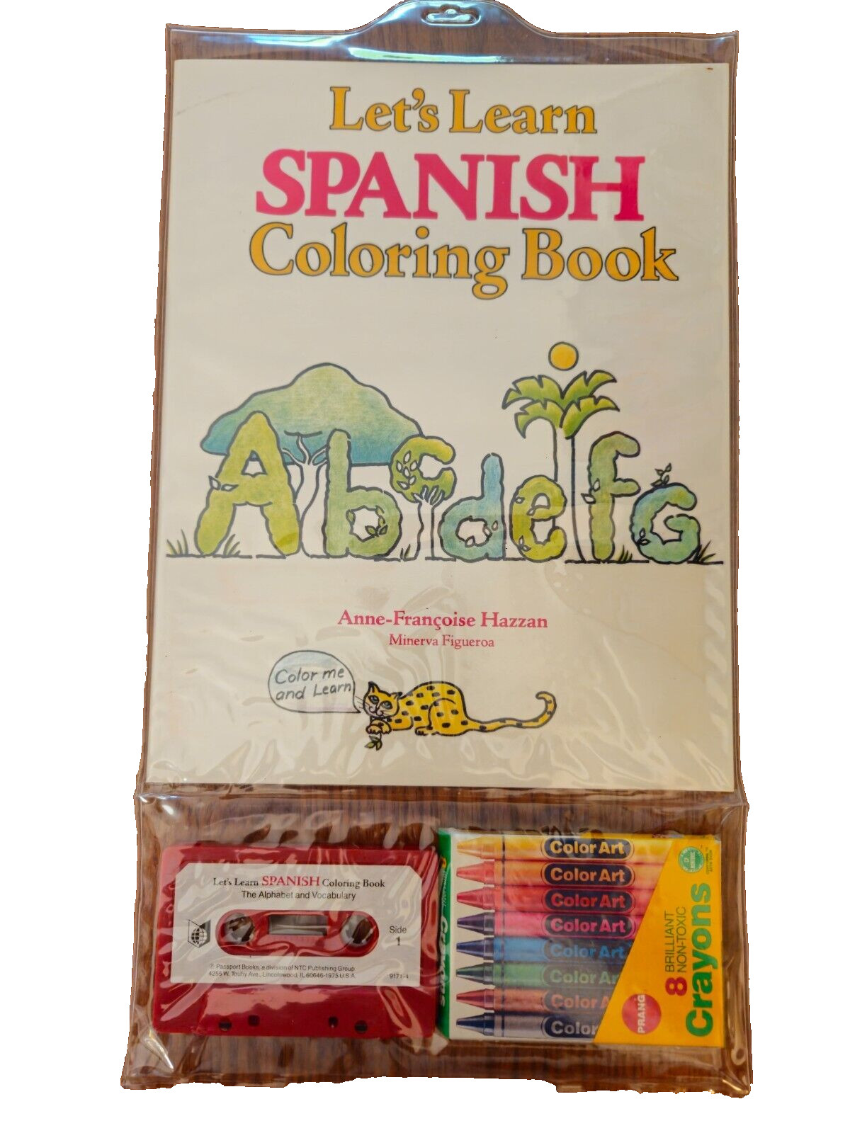 Let’s Learn Spanish for Children – Cassetts – Picture Dictionary – Coloring Book