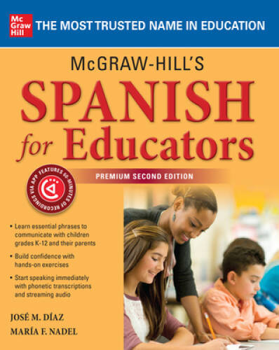 McGraw-Hills Spanish for Educators, Premium Second Edition – VERY GOOD