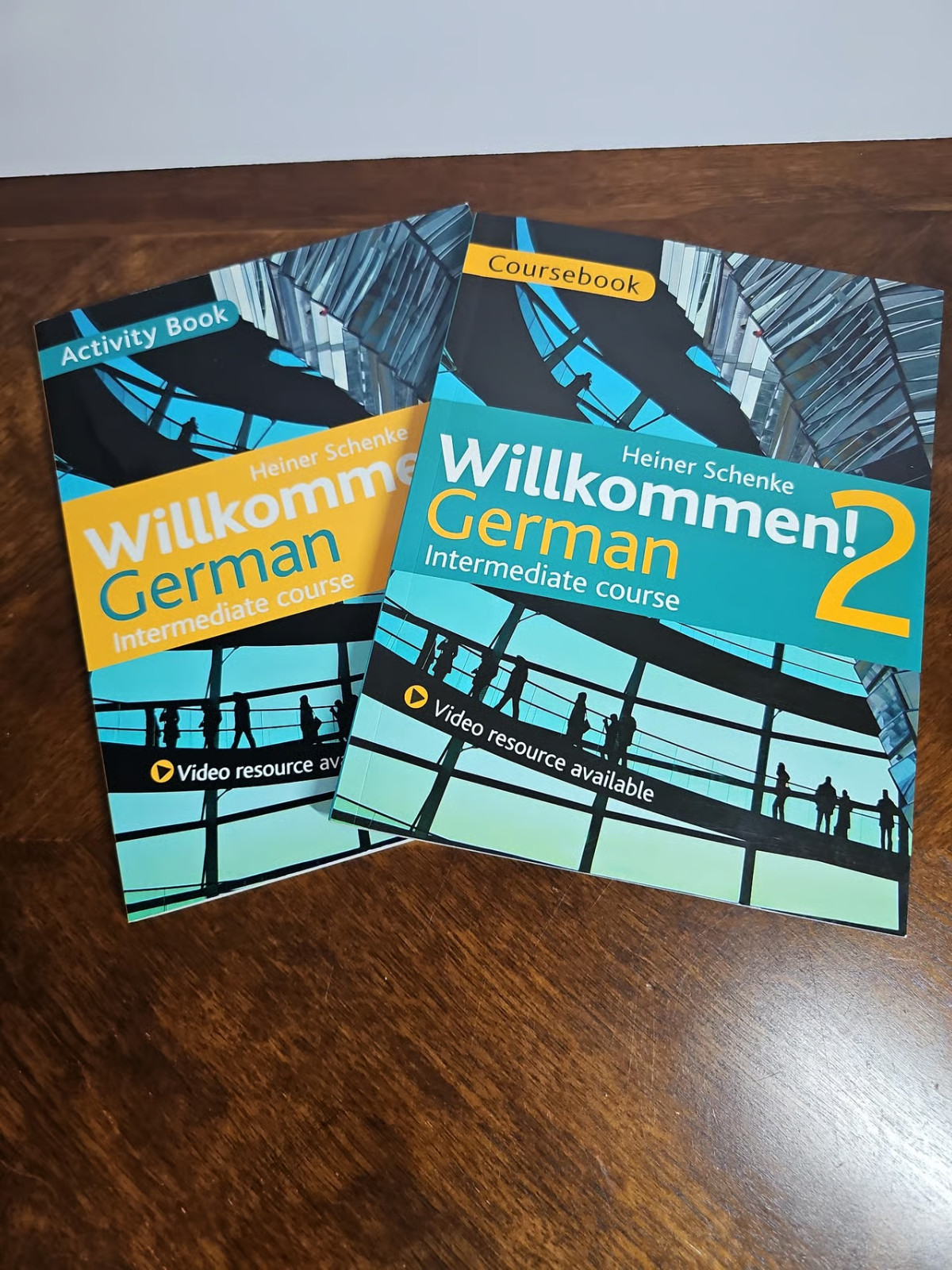 Willkommen! German Intermediate 2 Coursebook & Activity Book w/DVD by H. Schenke