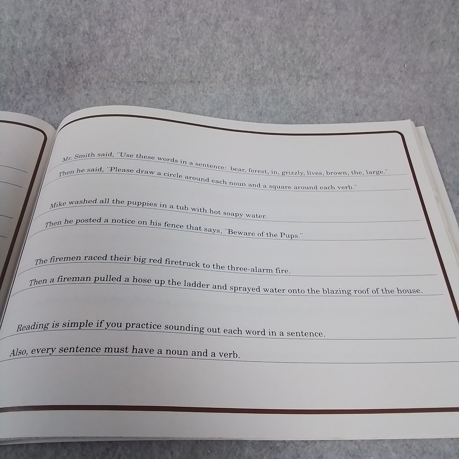Hooked on Phonics 1993 Set Parts, Learn to Read-Reading Review Book-Book Seven