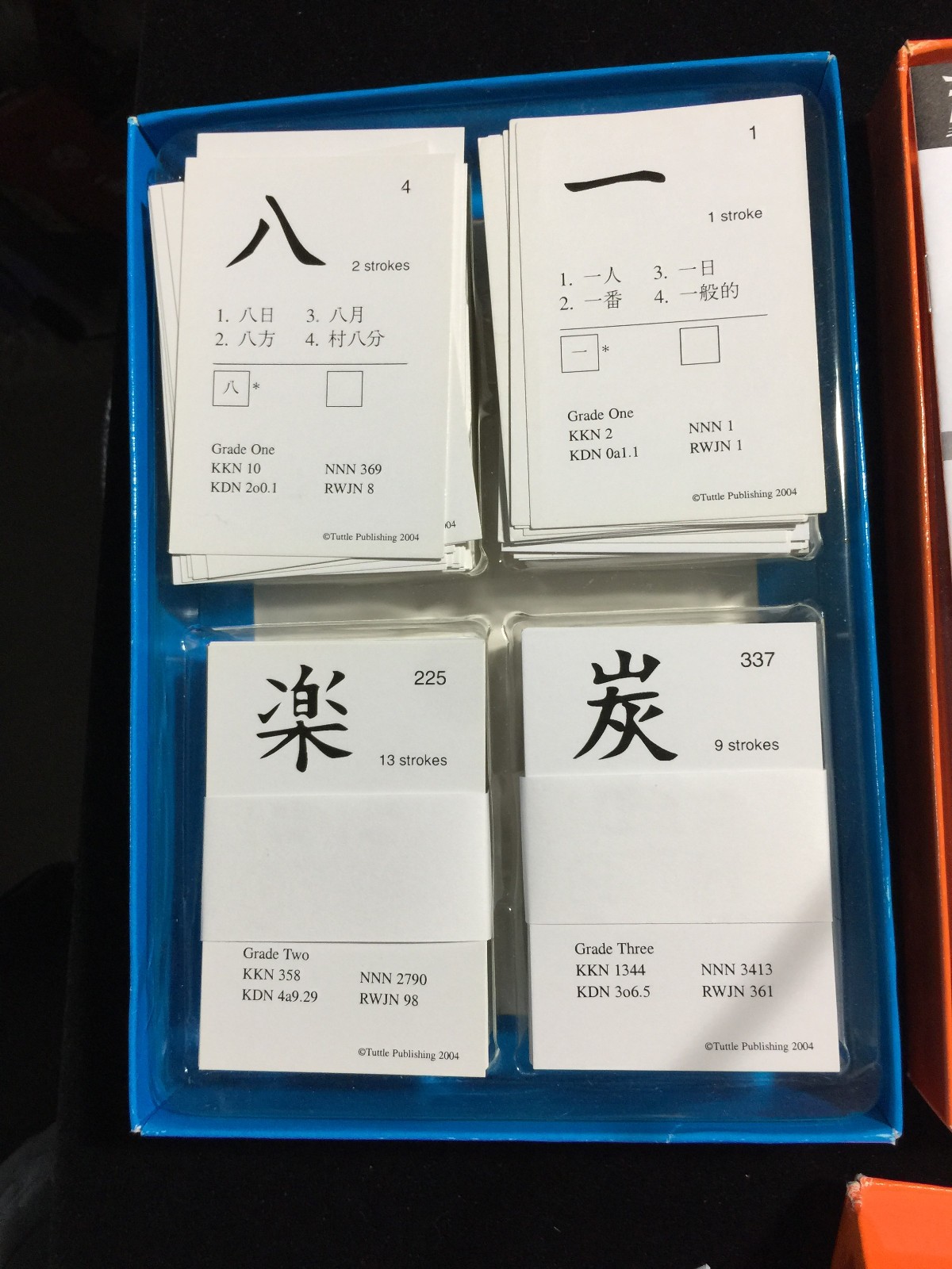 Tuttle Flash Cards Ser.: Japanese Kanji Cards Kits Volume 1 and 2