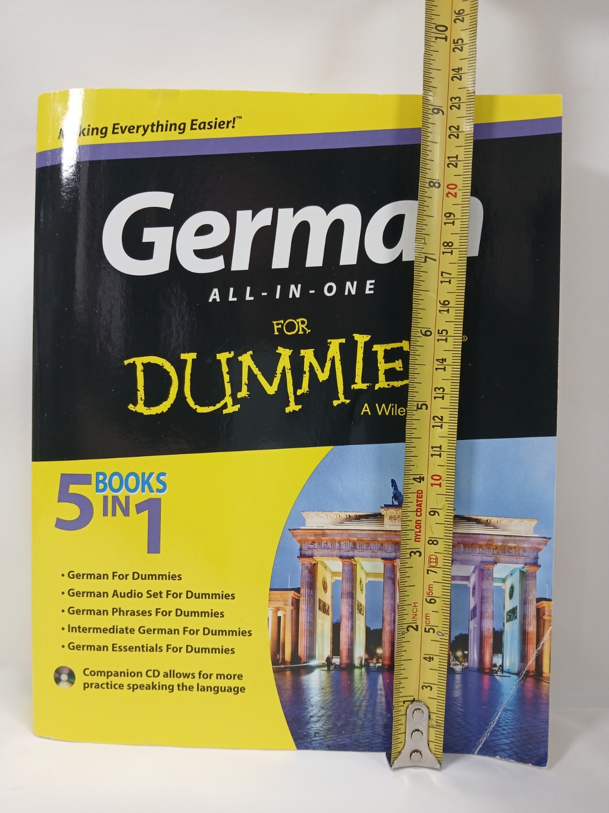 German All-in-One For Dummies 5 Books in 1 Language Learning Guide & Sealed CD.