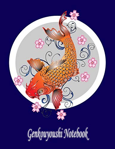 JAPANESE WRITING PRACTICE BOOK, GENKOUYOUSHI PAPER, LARGE By Enchanting Japan