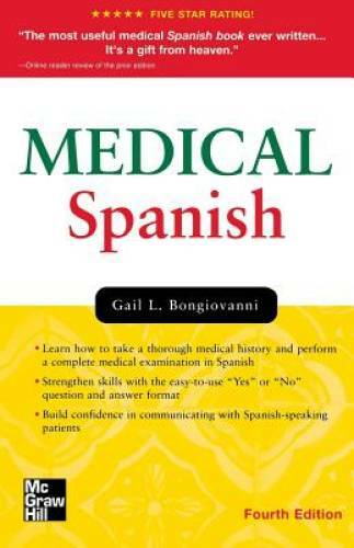 Medical Spanish, Fourth Edition (Bongiovanni, Medical Spanish) – GOOD