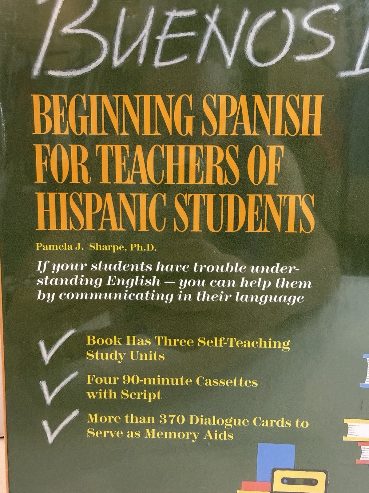 Barron’s Beginning Spanish For Teachers of Hispanic Students Teaching Kit New