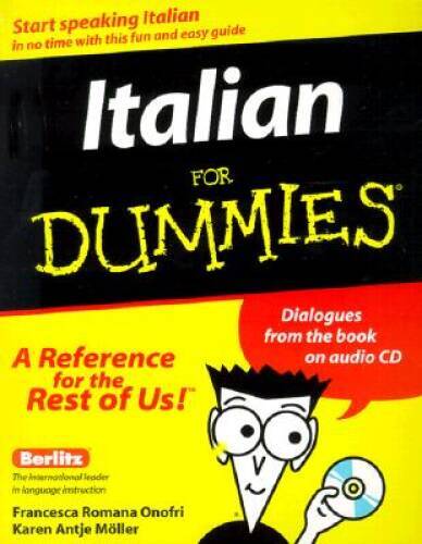 Italian for Dummies (With Audio CD) – Paperback – VERY GOOD